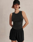 Black Toby Seamless Tank Top