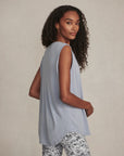 Blue Blizzard Nolan Seamless Longline Tee