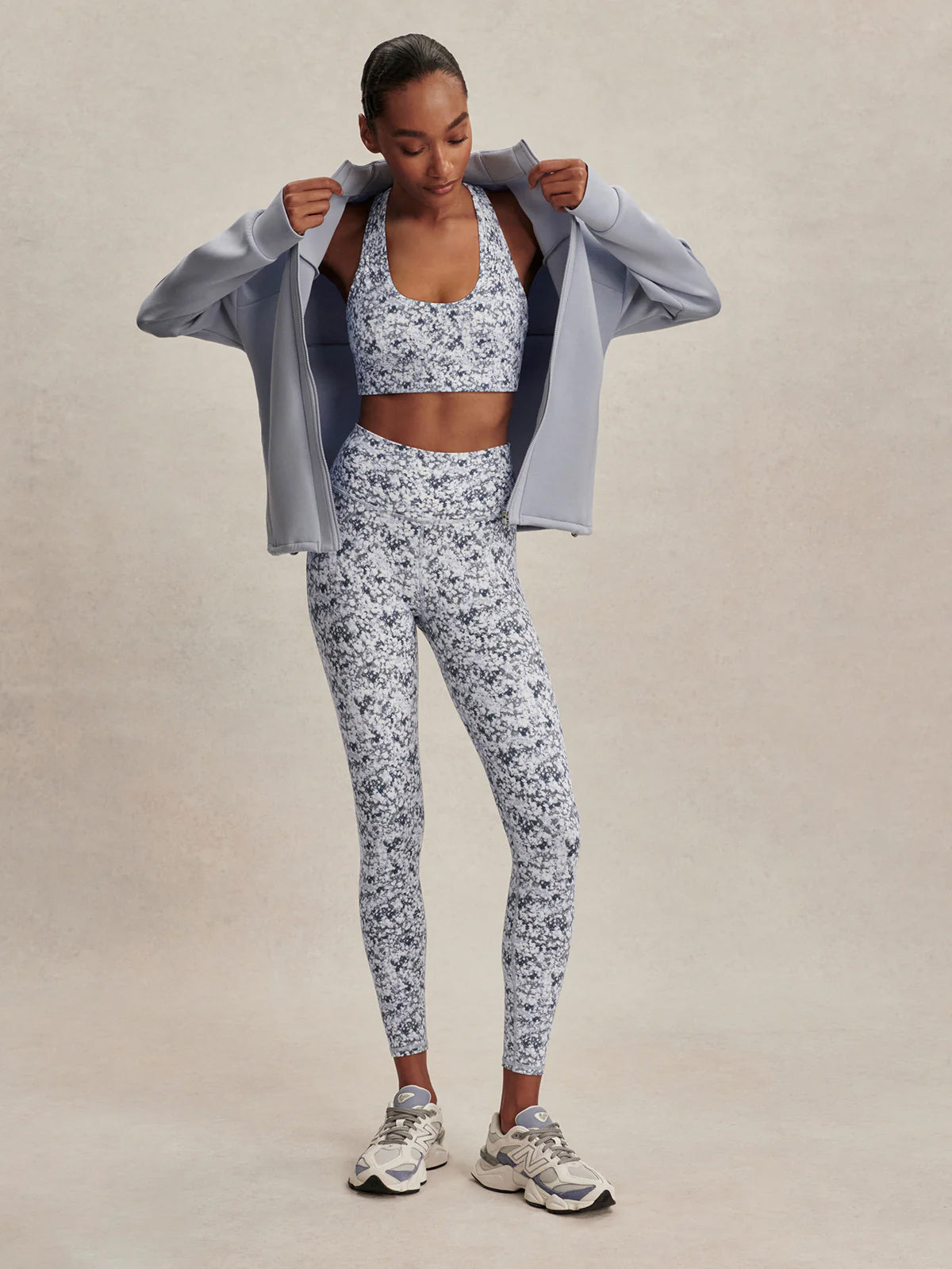 Blue Blizzard Tayah Zip Through Midlayer