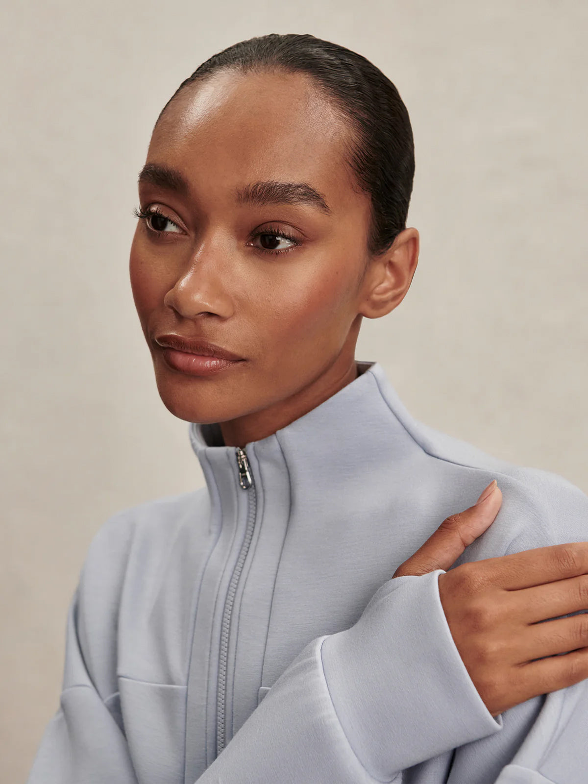 Blue Blizzard Tayah Zip Through Midlayer