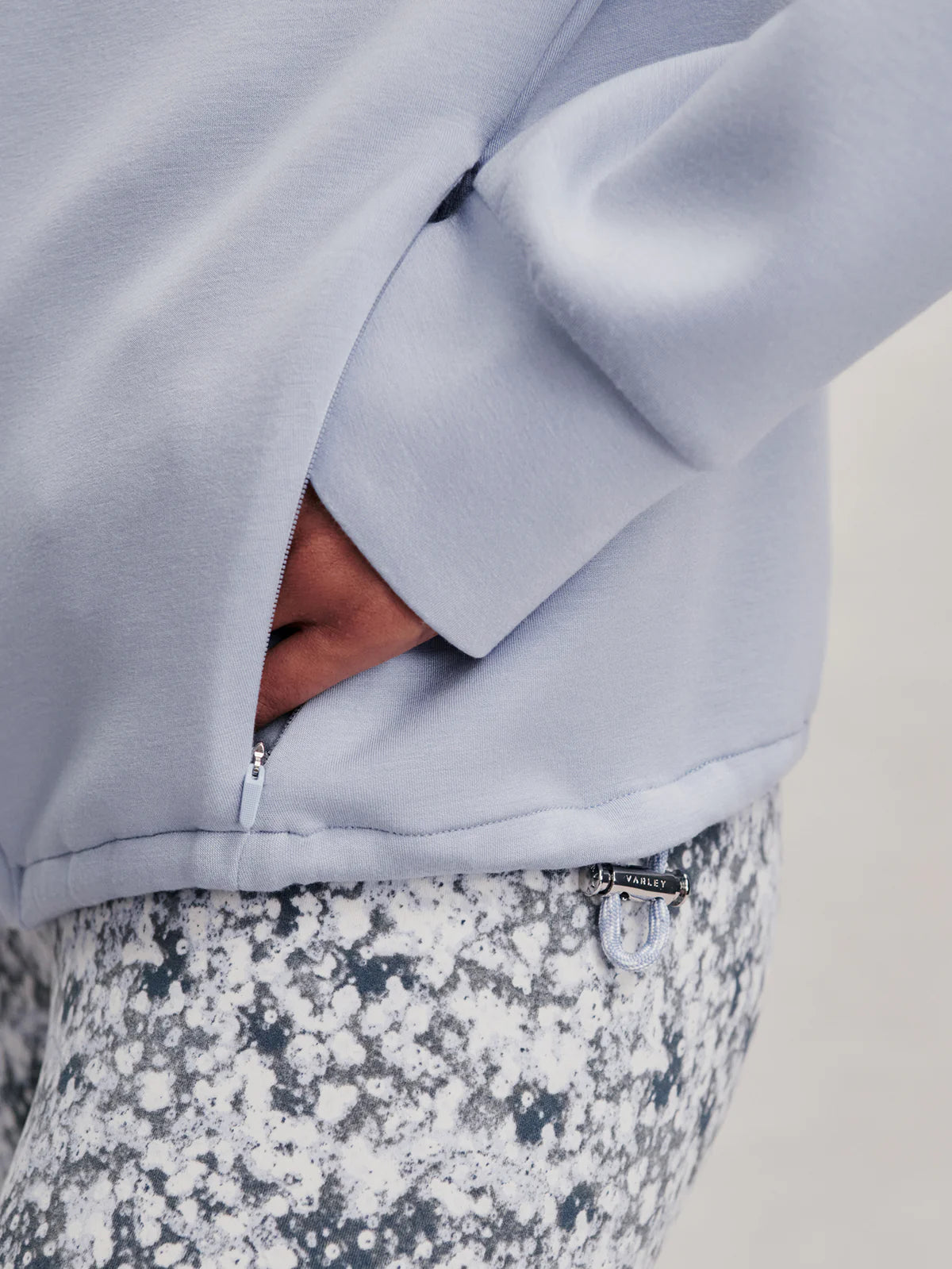 Blue Blizzard Tayah Zip Through Midlayer