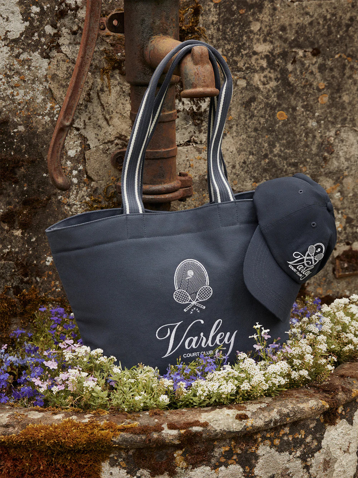 Blue Nights Robinson Canvas Club Tote Bag