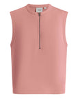 Brandy Rose Simmons Half Zip Tank Top