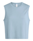 Cashmere Blue Seamless Page Cropped Tank Top
