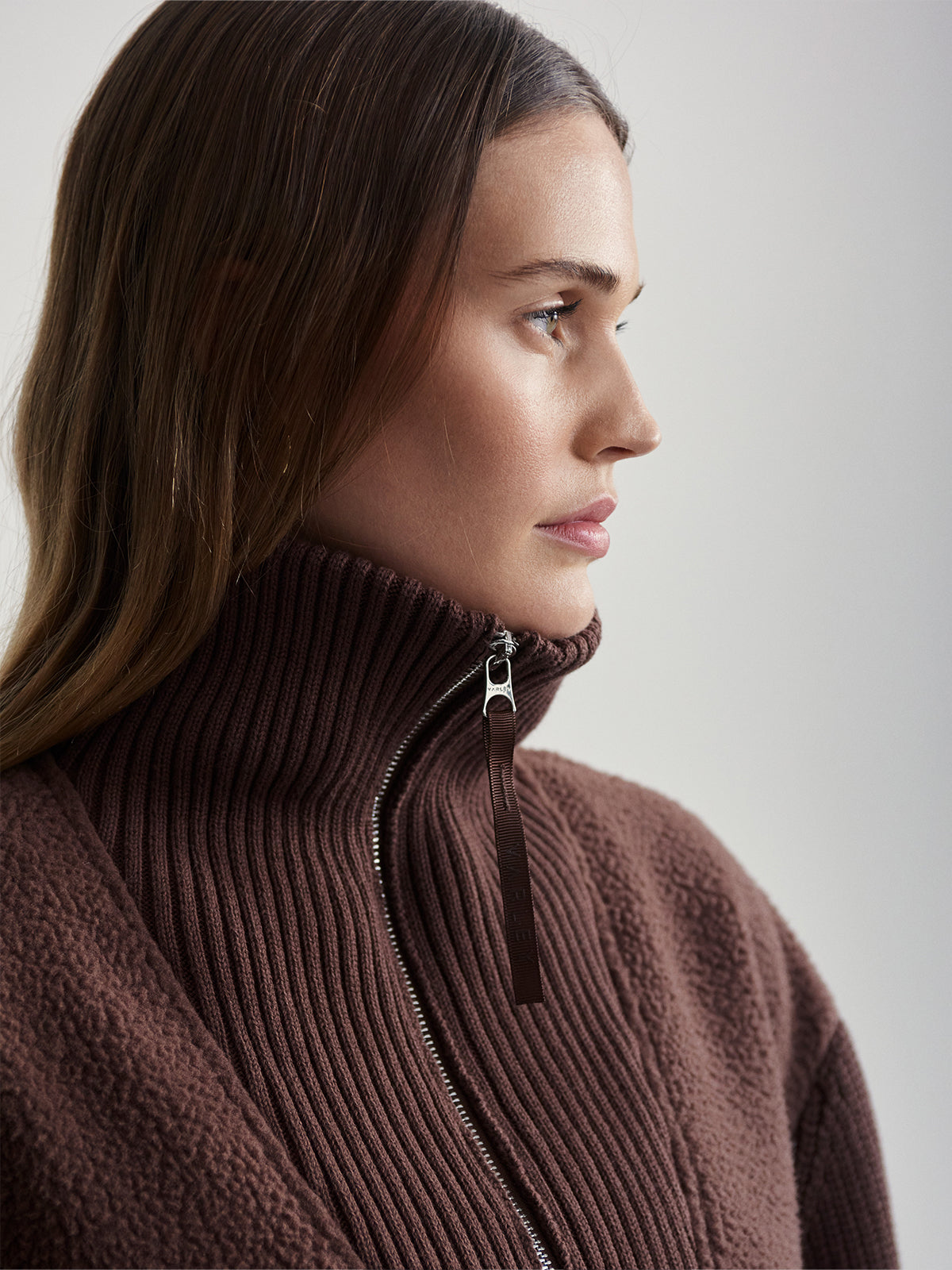 Chestnut Theresa Half-Zip Fleece