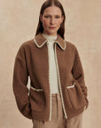 Cocoa Dust Ruiko Fleece Jacket