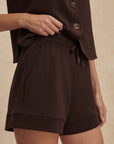 Coffee Bean Atrium High Rise Shorts 4.5"