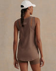 Coffee Quartz Dayna Seamless Tank Top