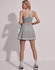 Cool Sage Clarendon High-Rise 16" Tennis Skort