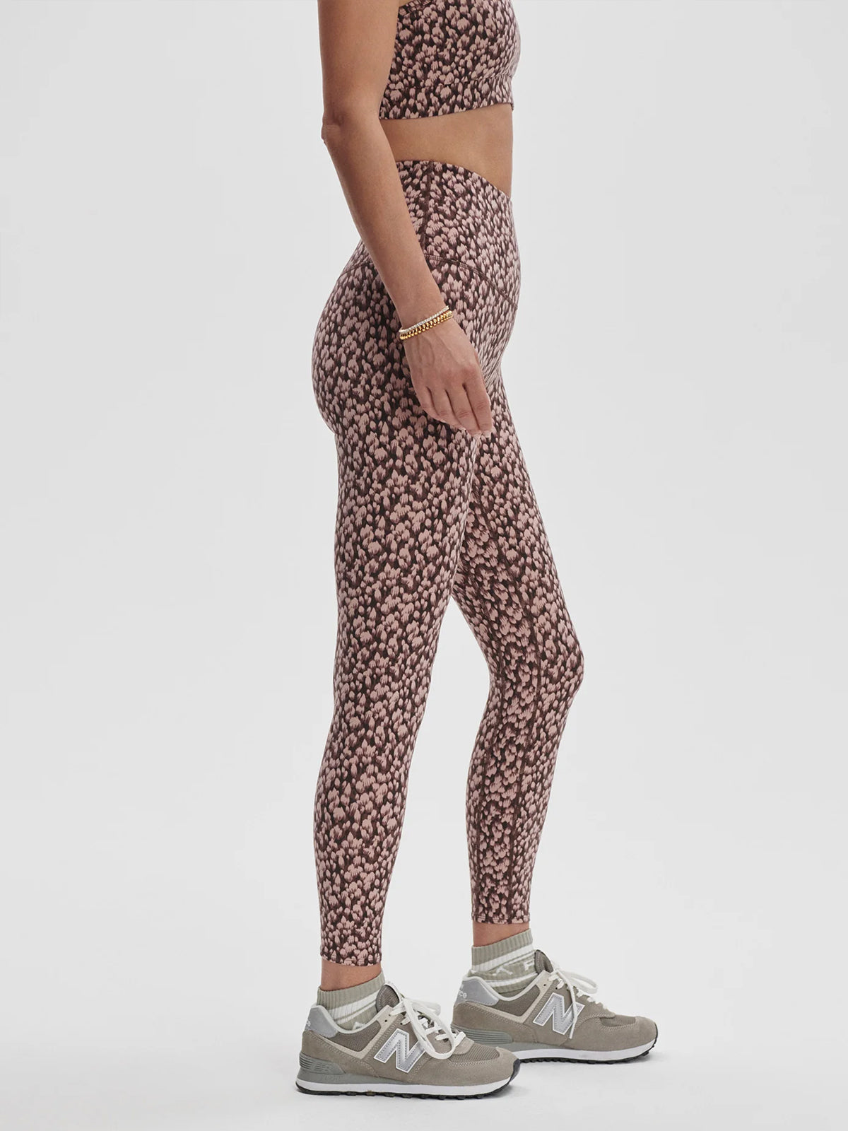 Deep Mauve Petal Let's Move Super High Rise 25" Leggings
