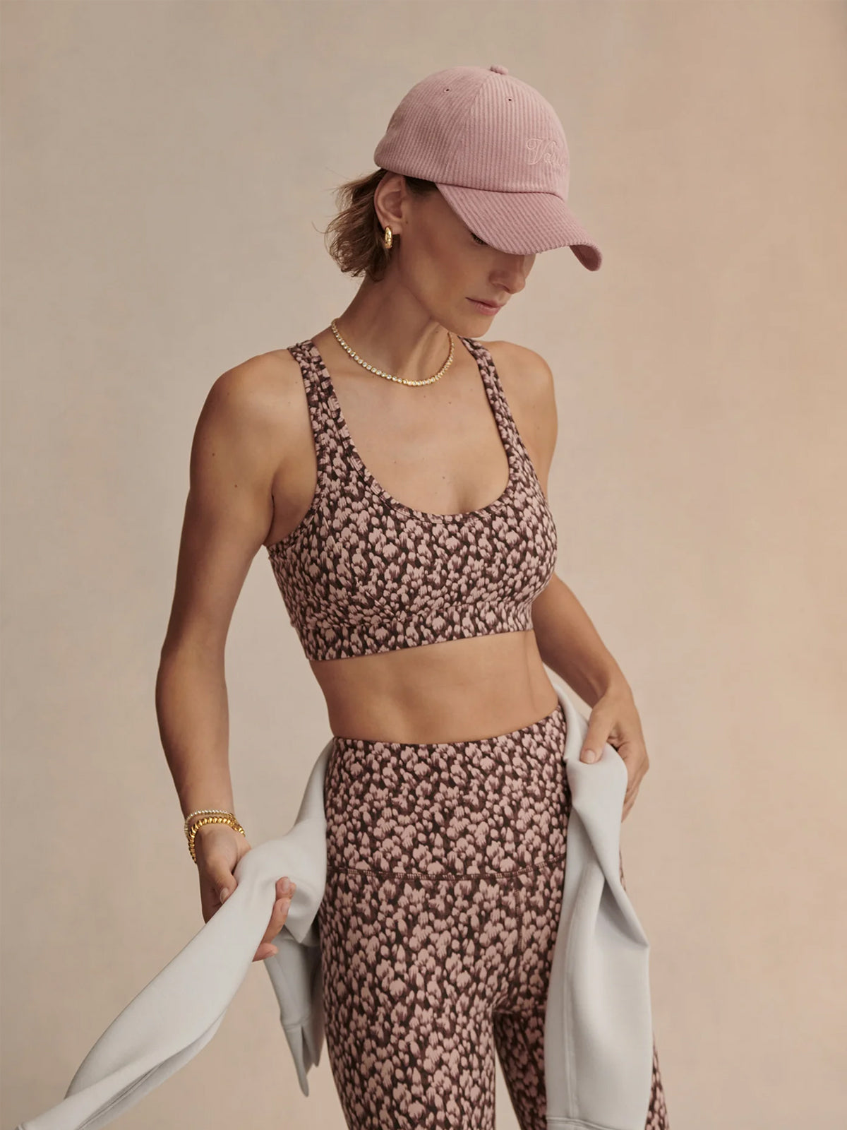 Deep Mauve Petal Move Selma Sports Bra