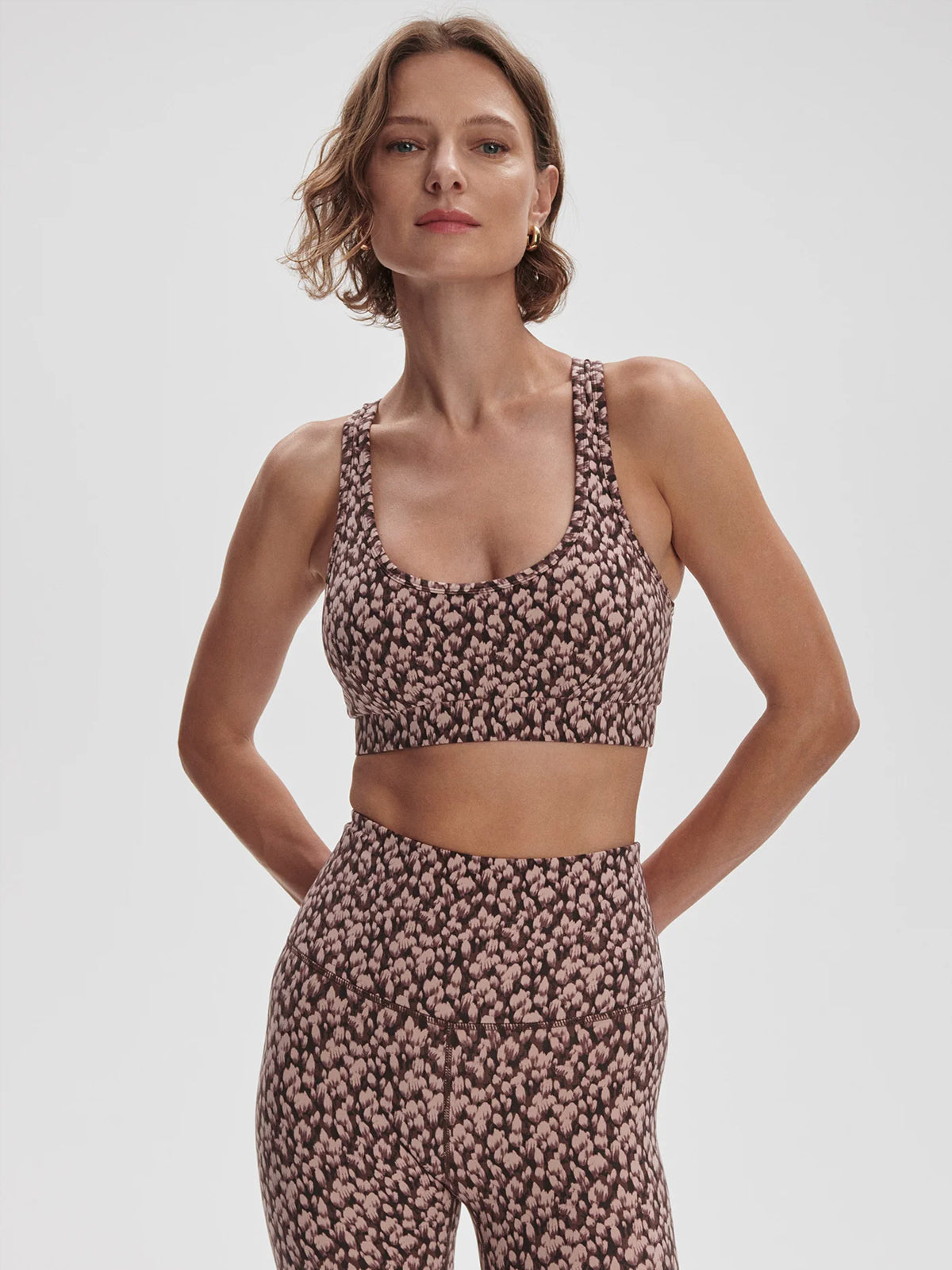 Deep Mauve Petal Move Selma Sports Bra