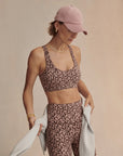 Deep Mauve Petal Move Selma Sports Bra