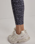 Ebony Blue Cheetah Let's Go Running Leggings