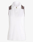 White Elkton Performance Tank Top