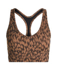 Cocoa Etched Animal Form Park Sports Bra