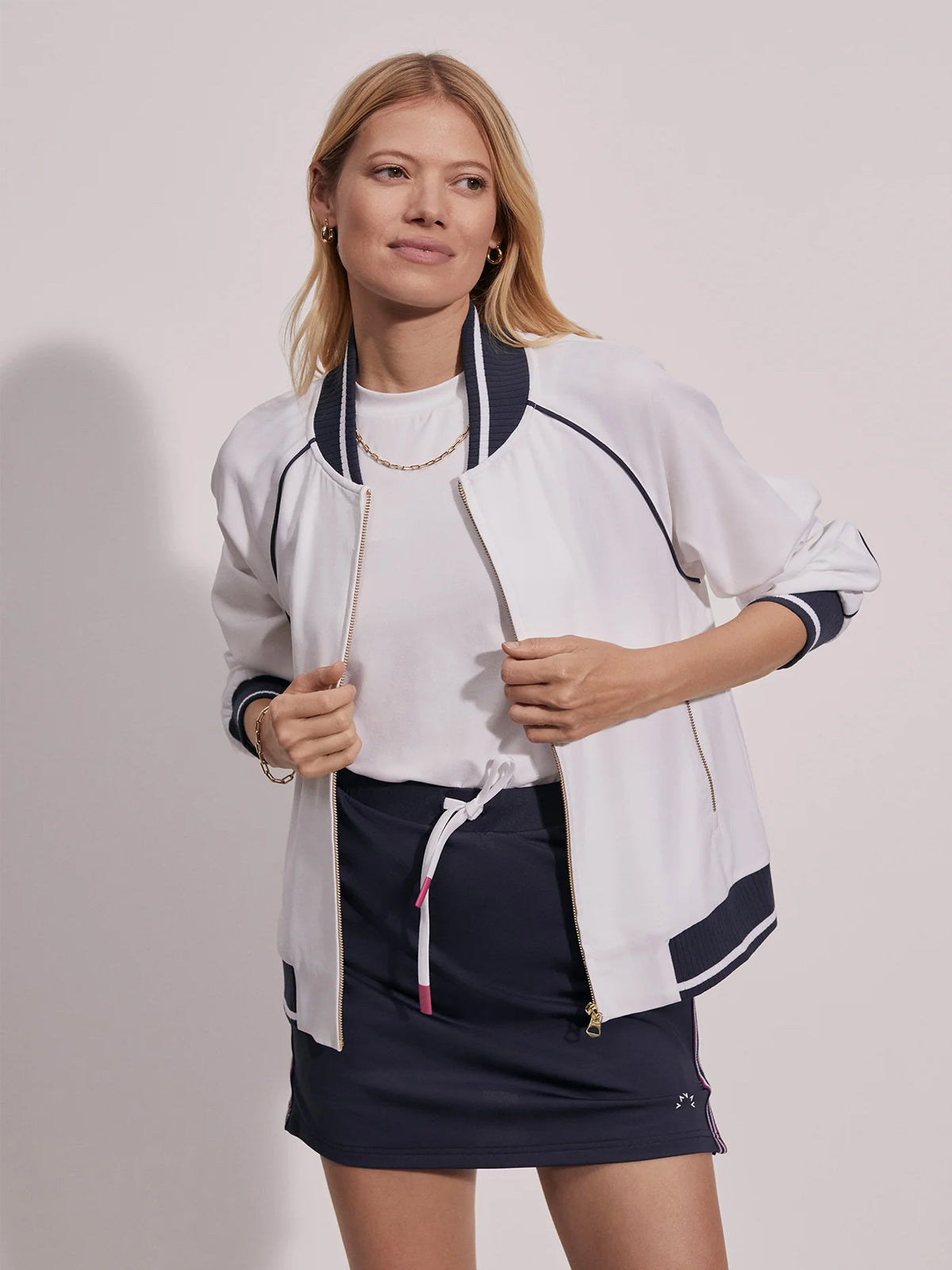 White Felicity Woven Jacket