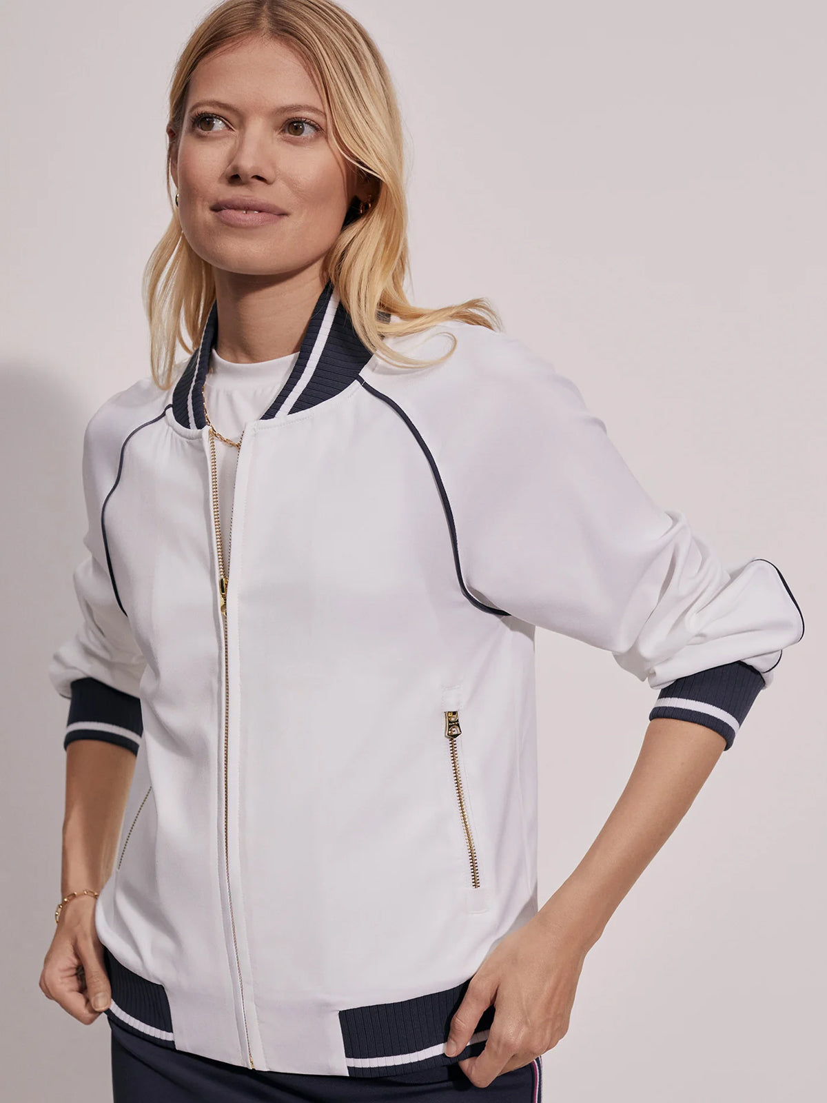 White Felicity Woven Jacket