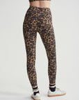 Cocoa Block Floral Form High 25" Pocket Leggings