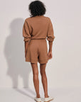 Golden Bronze High Rise Alder Shorts