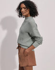 Green Milieu Franco Knitted Sweater