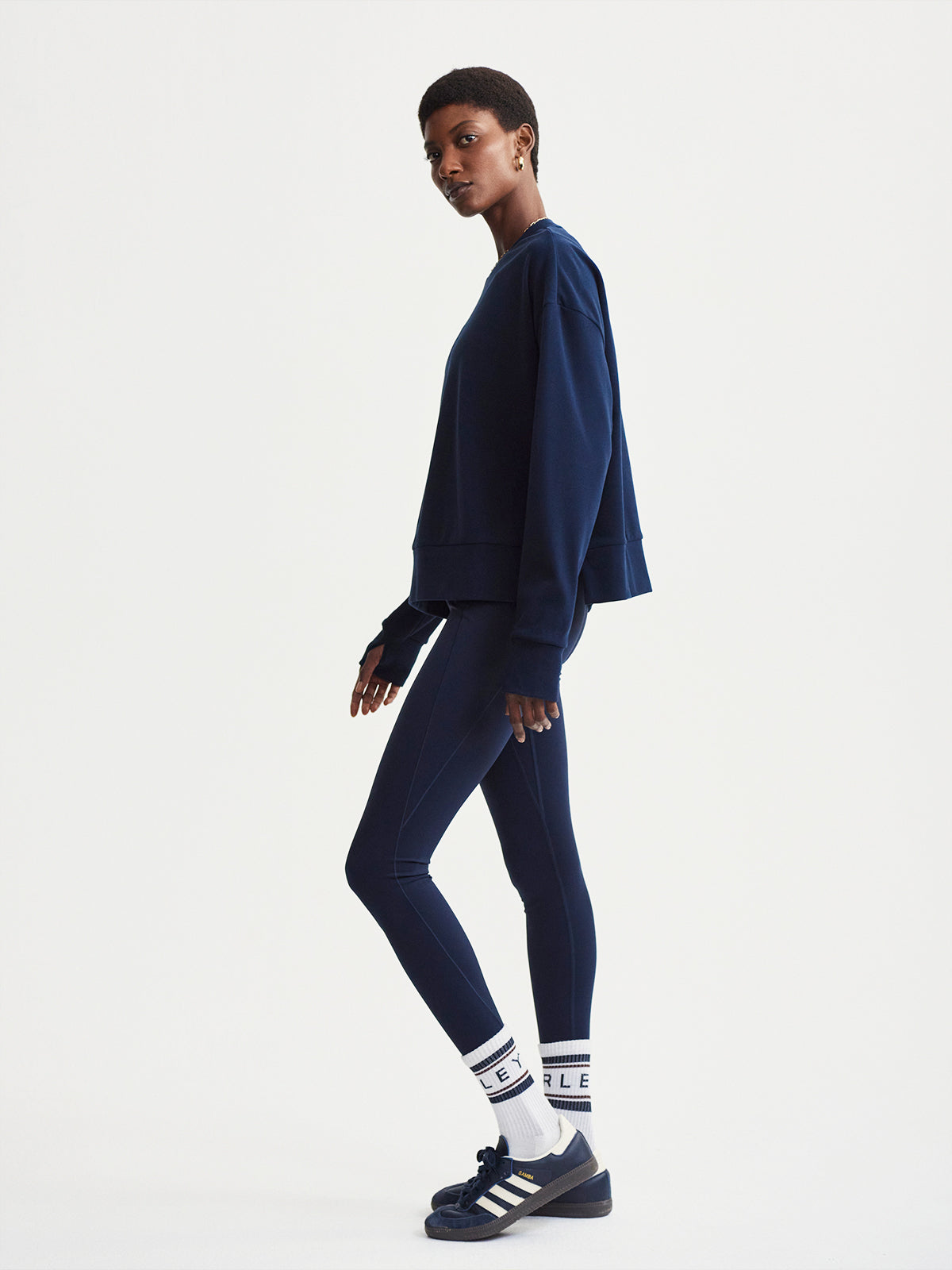 Dark Sapphire Horton Side Zip Midlayer