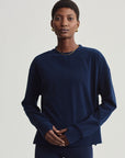 Dark Sapphire Horton Side Zip Midlayer