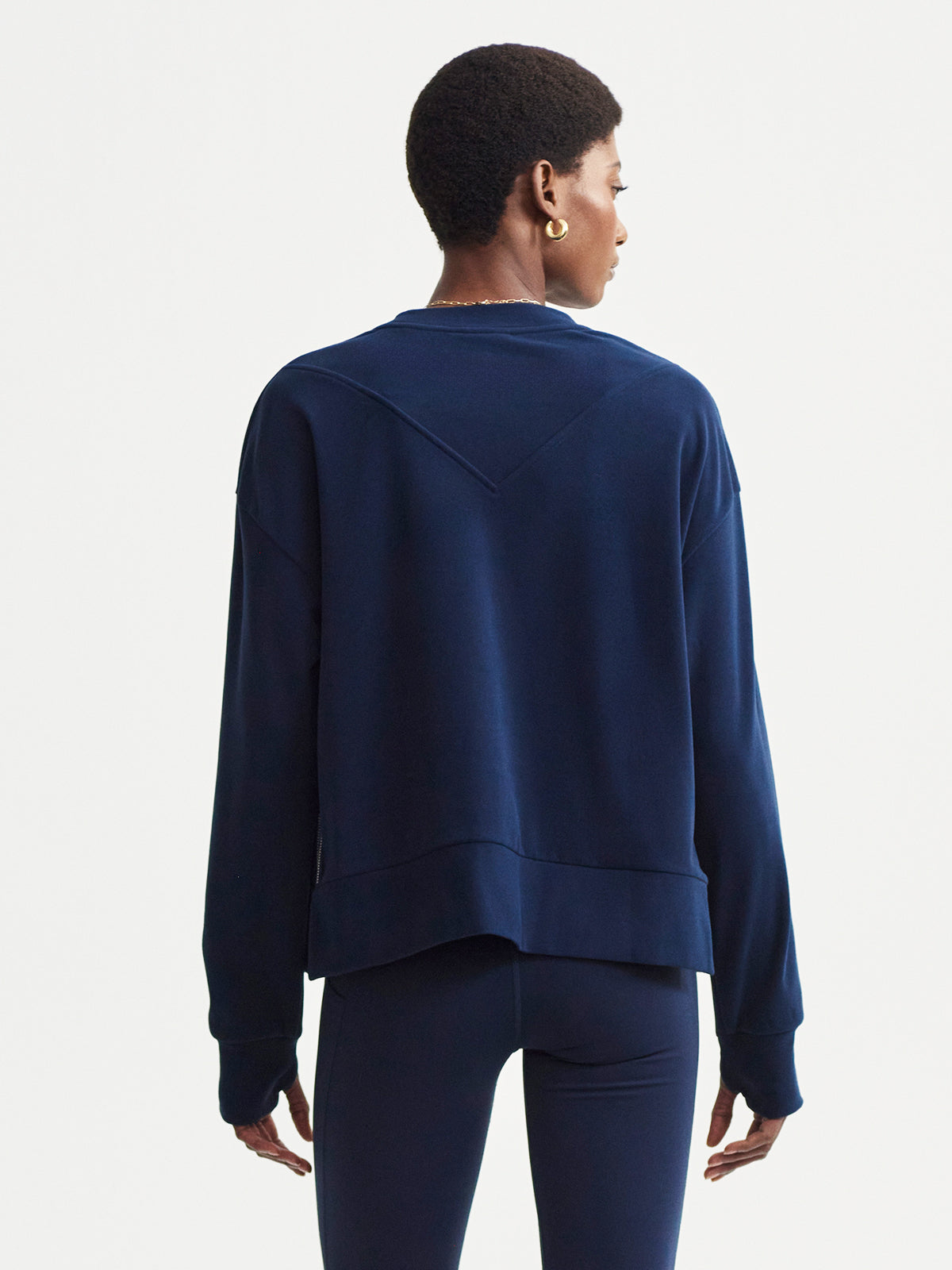 Dark Sapphire Horton Side Zip Midlayer