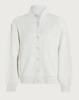 Ivory Marl Celeste Button Through Sweat