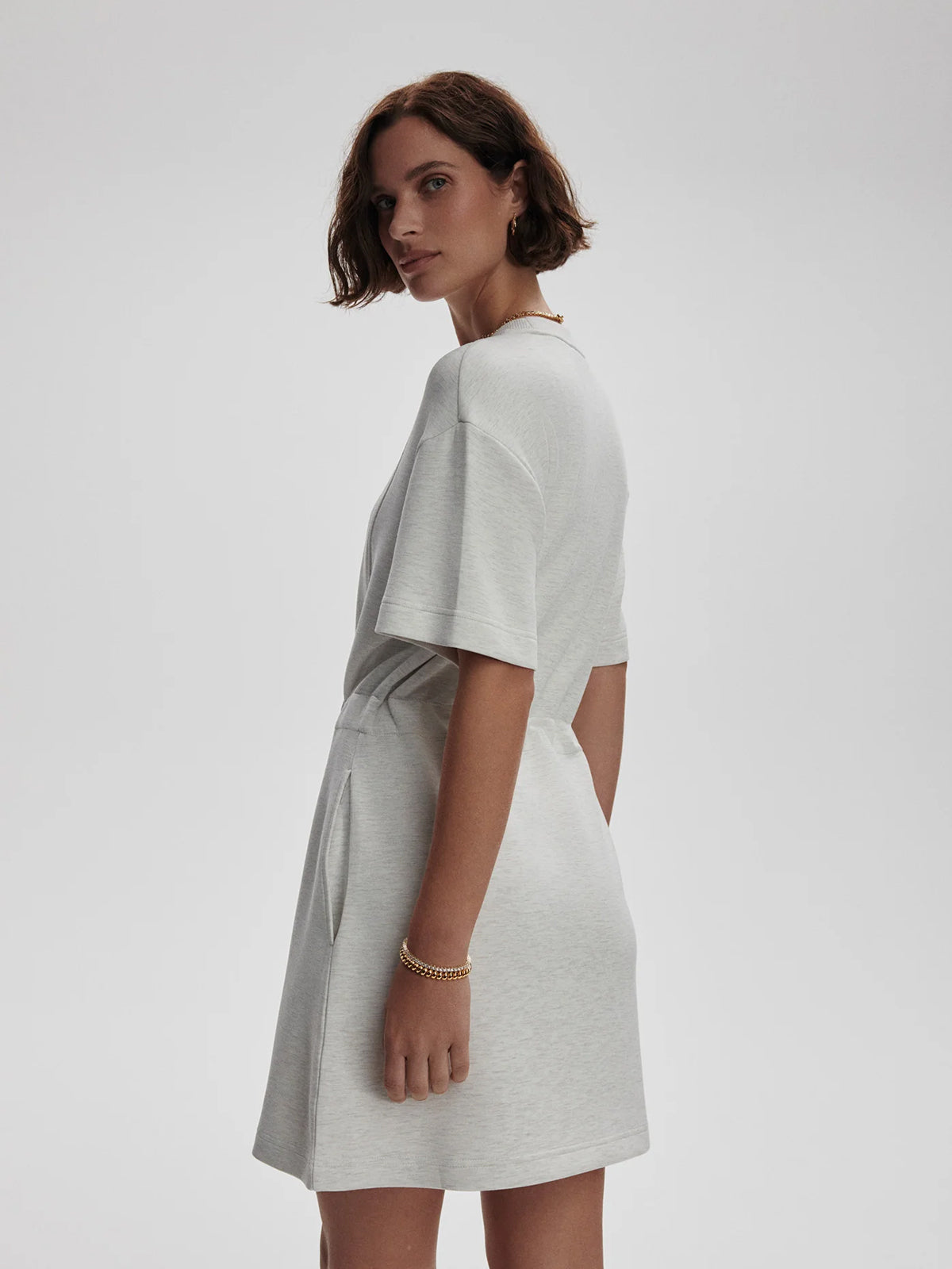 Ivory Marl Maple Dress