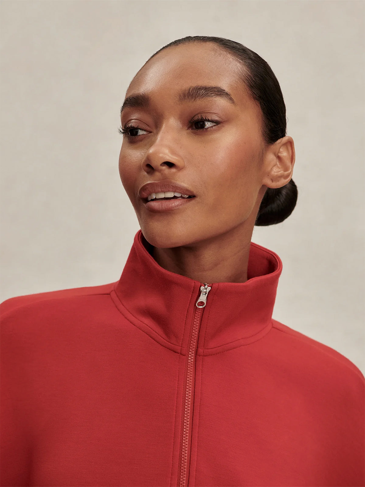 Lava Falls Sian Cropped Half-Zip Midlayer