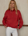 Lava Falls Sian Cropped Half-Zip Midlayer