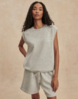 Light Grey Marl Salome Raglan Top