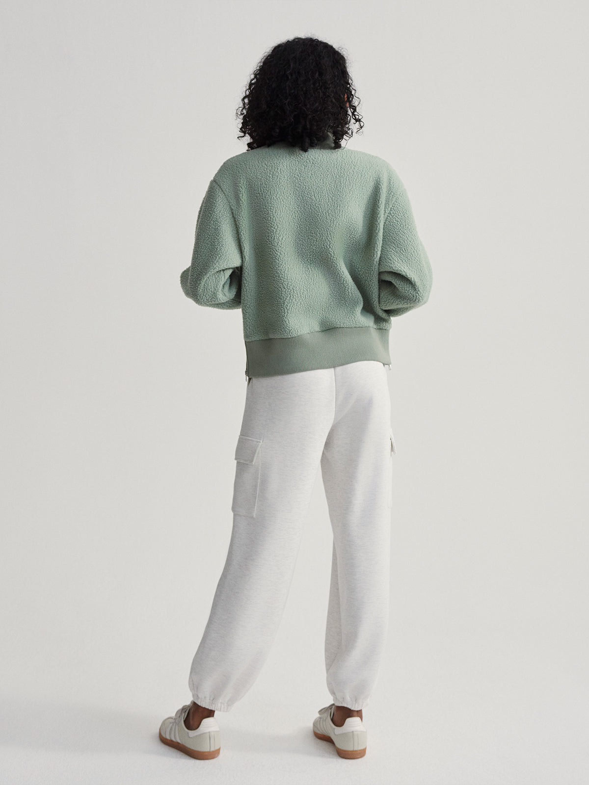 Lily Pad Roselle Half Zip Fleece Pullover