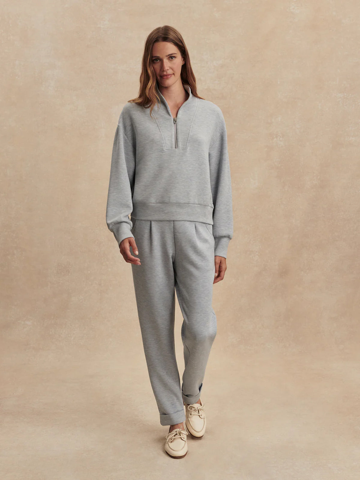 Mid Blue Marl Davidson Sweatshirt