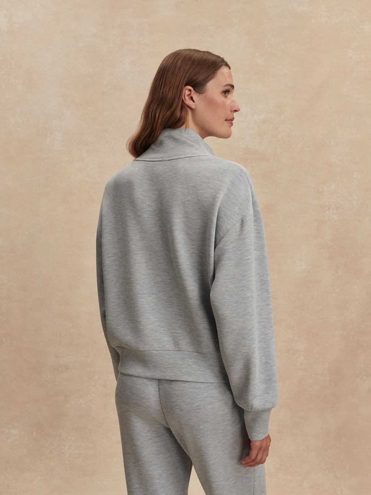 Mid Blue Marl Davidson Sweatshirt