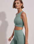 Mineral Green FreeSoft Bea Sports Bra