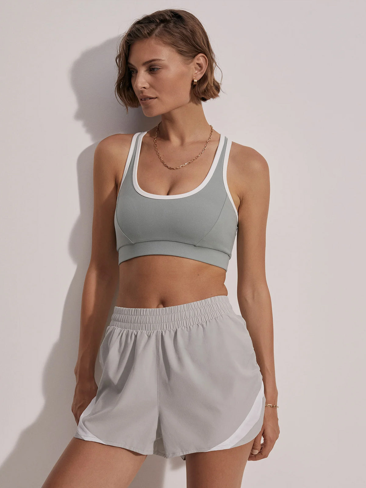 Mirage Grey Barkley Running Shorts