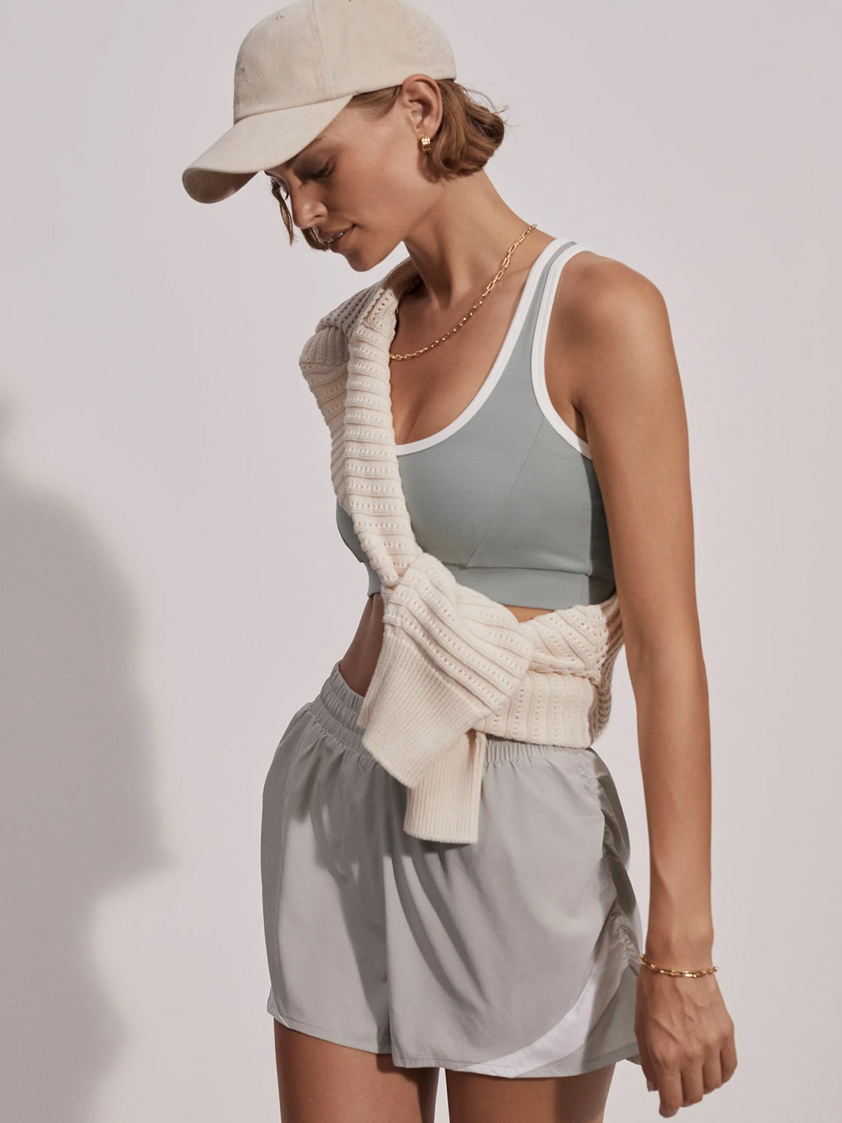 Mirage Grey Barkley Running Shorts