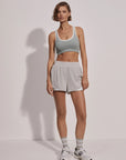 Mirage Grey Barkley Running Shorts