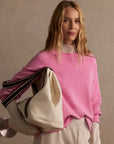 Moonlite Mauve Zosia Crew Neck Midlayer