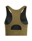 Moss Green Let's Move Harris Sports Bra