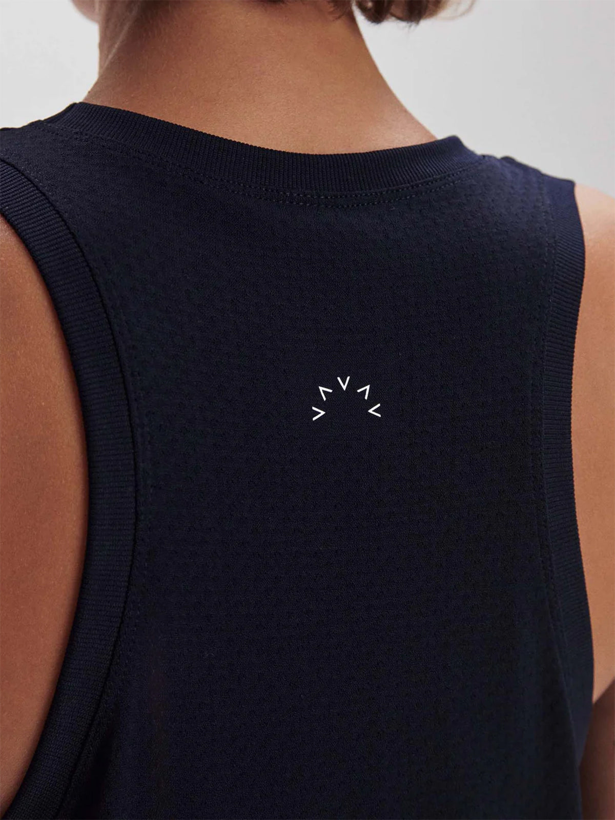 Navy Dacey Seamless Longline Tank Top