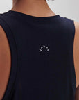 Navy Dacey Seamless Longline Tank Top