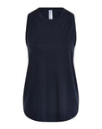 Navy Dacey Seamless Longline Tank Top