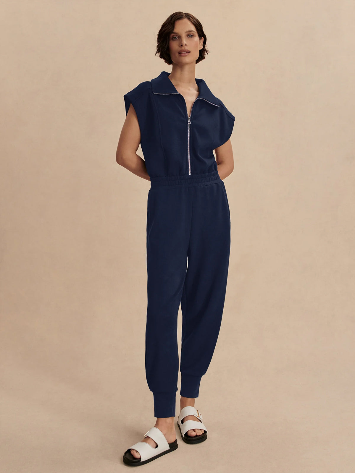 Navy Monica Jumpsuit