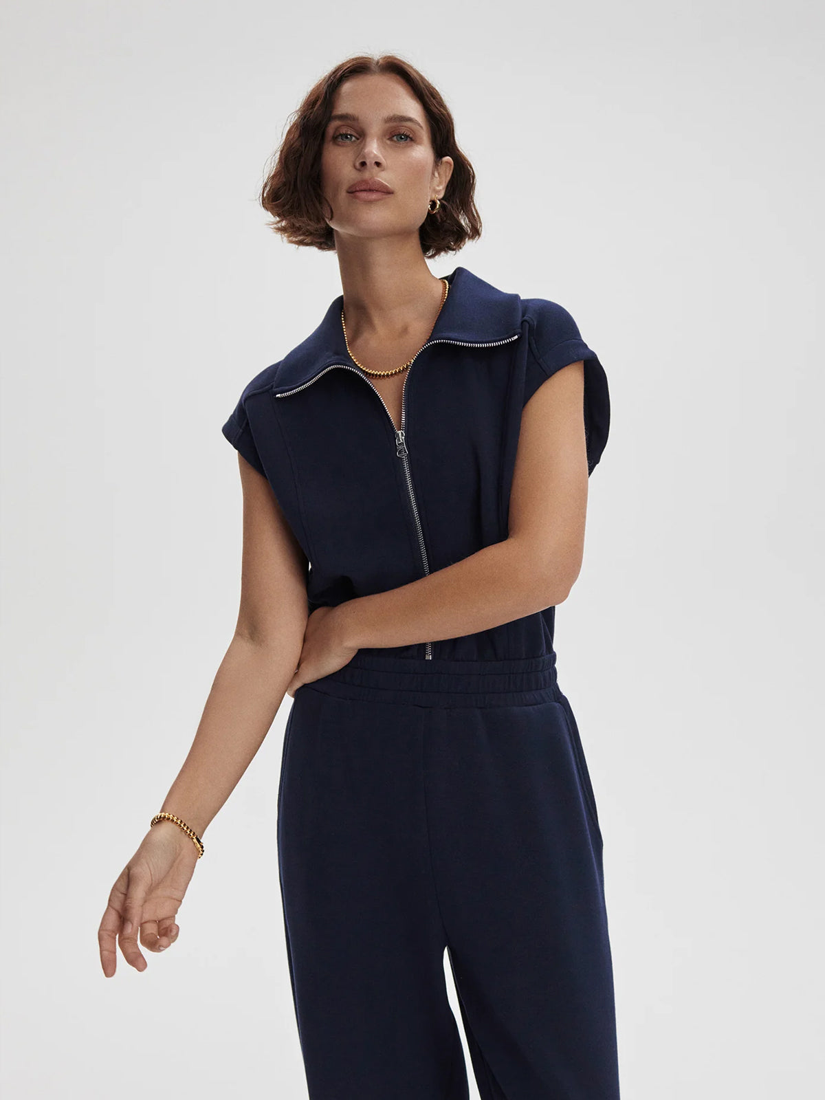 Navy Monica Jumpsuit