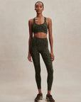 Olive Smoke Always High Rise 25" Leggings