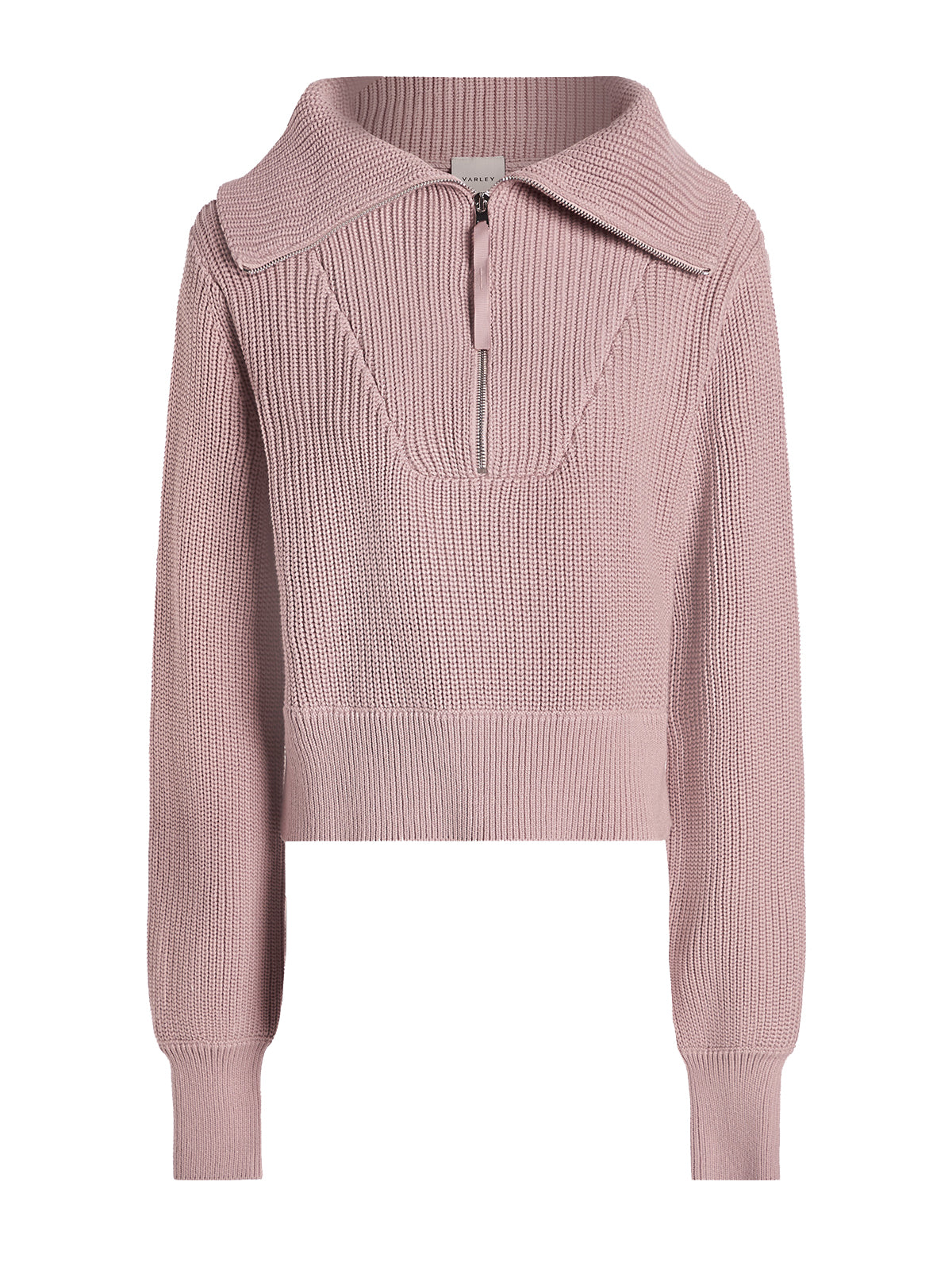 Pale Mauve Mentone Half-Zip Pullover
