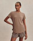 Pine Bark Saskia Seamless Longline Tee